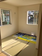 リビングと一体のように使える和室はリビングからもよく見えます
