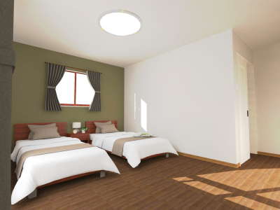 ８号棟主寝室イメージパース
※あくまでイメージです。オプションなど含まれる場合がございます。