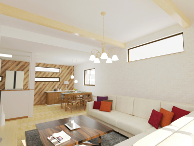 内観イメージパース
※画像はイメージです。家具はオプションになります。