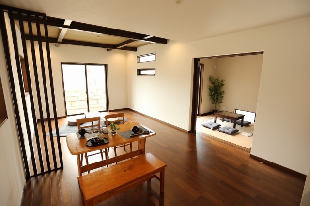 「和モダンスタイル」LDK（施工例）