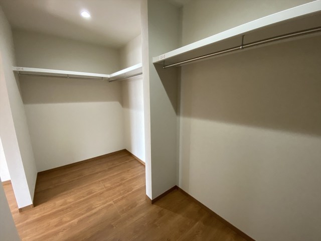 主寝室にはウォークインクローゼット（施工例）