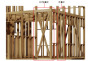 木造軸組工法
木造軸組工法とは、古くから日本の木造建築で使われていた柱と梁を組み上げた伝統的な工法を発展させたものです。木の柱と梁で組み上げていき、斜めに留める「筋かい」という材を使用して接合部には金物を使い強度を高めています。