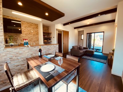 「ブルックリンスタイル」ダイニング(施工例) 「ブルックリンスタイル」ダイニング(施工例)