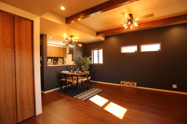 ブルックリンスタイルのLDK(施工例)