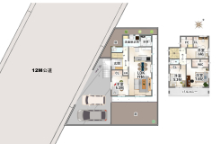 1号地参考プラン
暮らしやすい4LDK+WIC+FC 収納豊富なプラン
※図面と現況が異なる場合現況を優先とさせて頂きます。