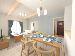 内観イメージパース
※画像はイメージです。
家具はオプションになります。