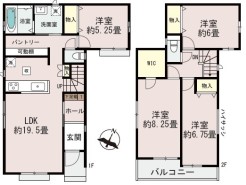 【B号棟】4LDK+パントリー+WIC
