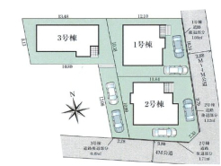 全棟カースペース2台駐車可能(※車種による)
【1号棟最終1棟】
他棟ご成約致しました