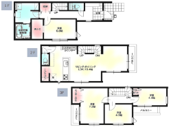 【1号棟】4LDK+WIC+パントリー